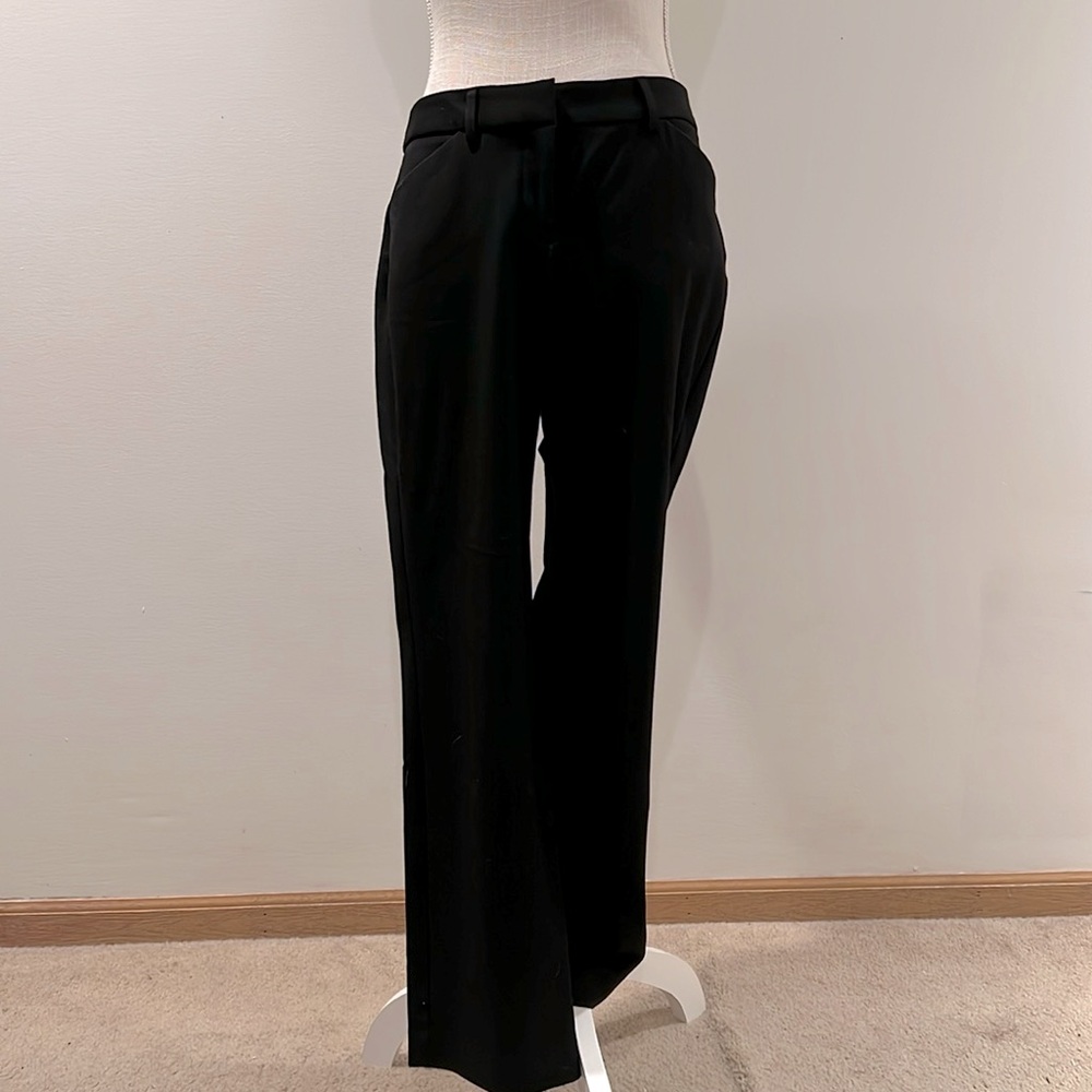 Express Editor Barely Boot Low Rise Work Pants
